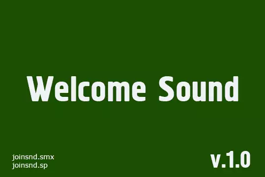 Welcome Sound v.1.0